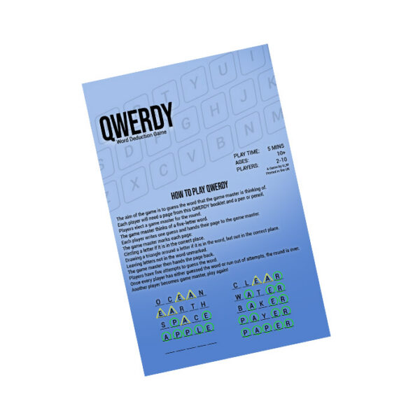 QWERDY - Word Deduction Game